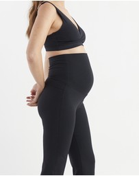 Soon Maternity - Straight Flare Overbelly Leggings