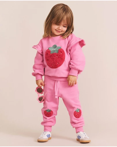 Huxbaby - Very Berry Sweatshirt - Babies- Kids