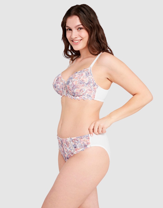 Sans Complexe - Arum Mosaïc Underwired Balconette Lace Bra