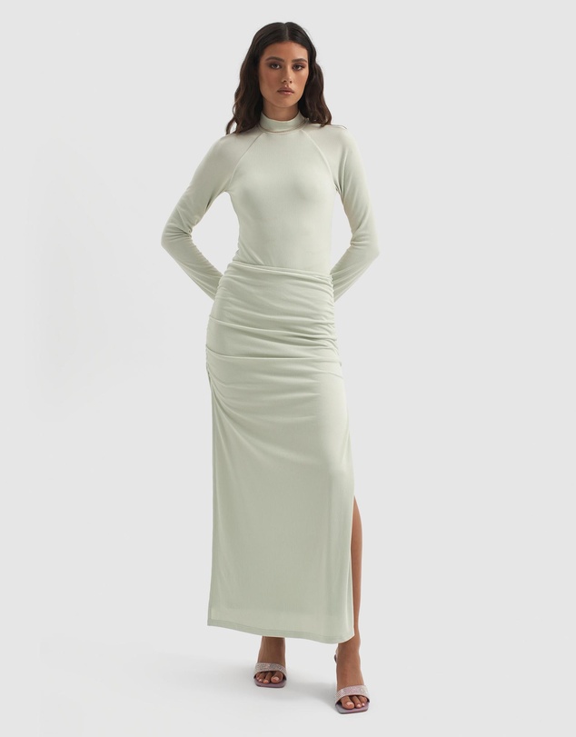 Ownley - Lindsey Gathered Jersey Skirt