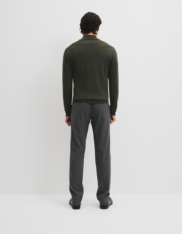 Country Road - Australian Merino Long Sleeve Vam Half Zip Knit