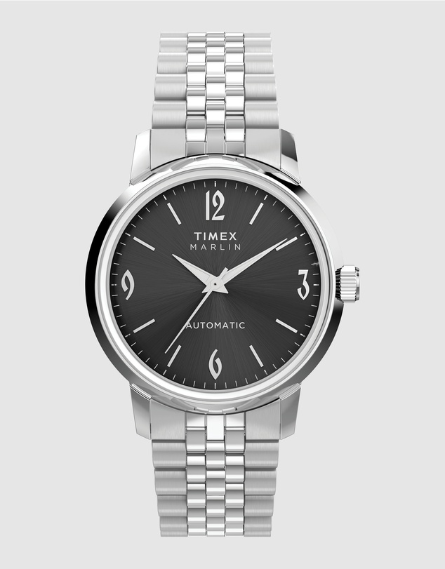 TIMEX - Marlin® Automatic 40mm Stainless Steel Bracelet Watch