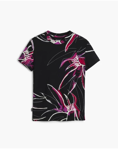 Desigual - Abstract floral T-shirt
