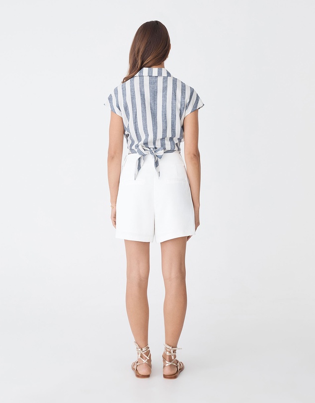 Forcast - Ikaria Linen Blend Wrap Shirt