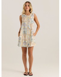 Sass - Reo Button Shift Dress