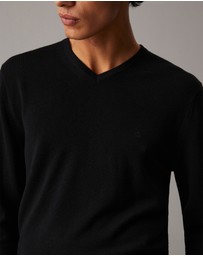 Calvin Klein - Merino Wool V-neck Jumper