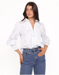 Petal & Pup - Parsons Blouse - Blue Floral