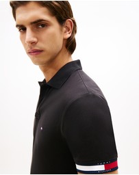 Tommy Hilfiger - Slim Fit Interlock Knit Tipped Polo Shirt
