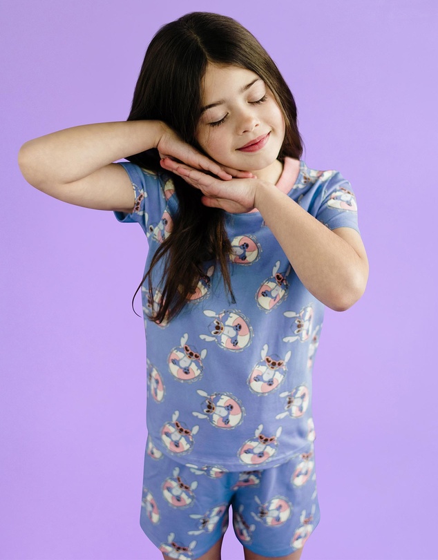 Rock Your Kid - Disney Lilo & Stitch Stitch Floatie Short Pyjama Set - ICONIC EXCLUSIVE - Kids