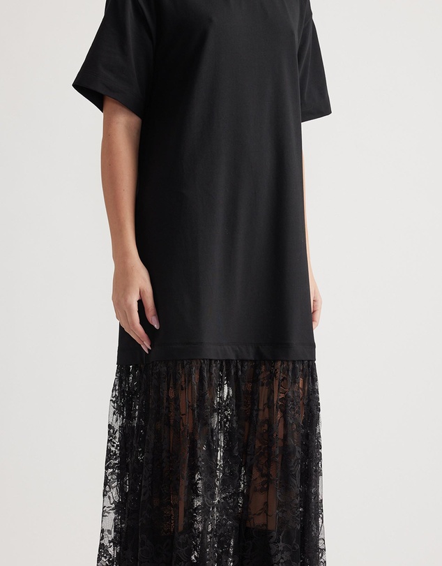 Decjuba - Gia Spliced Lace Maxi Dress