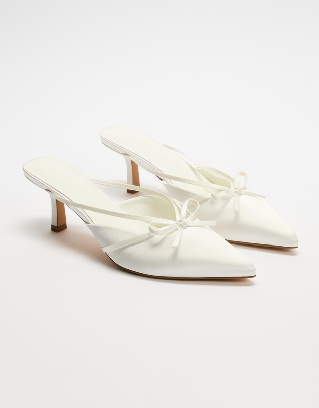 Atmos&Here - Talara Satin Bow Heels
