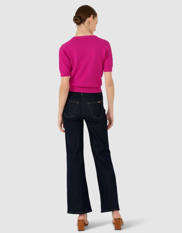 SACHA DRAKE - Henley Knit Top