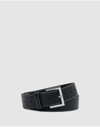 Nakedvice - The Carrie Black Topstitch Belt