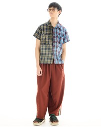 THE TALES - The Tales Half n Half Flannel Camp Shirt