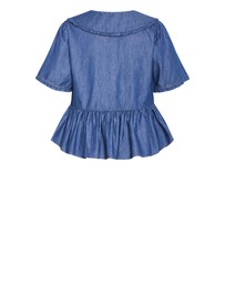City Chic - Denim Prairie Top