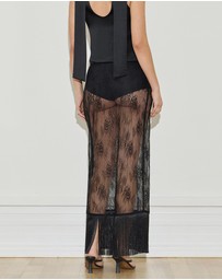 Maison Essentiele - Lace Fringe Skirt
