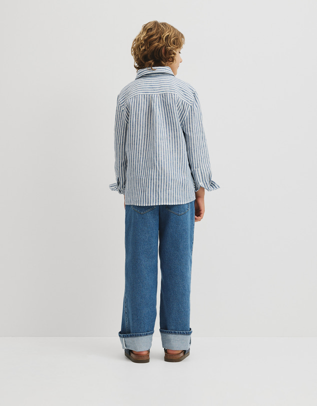 Country Road - Teen Long Sleeve Linen Shirt