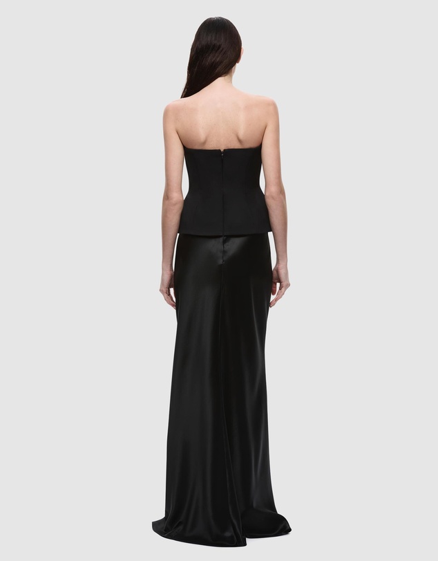 MISHA - The Padded Satin Gown