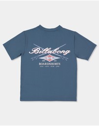 Billabong - Boys 2 to 7 Crossboards Surf T-Shirt