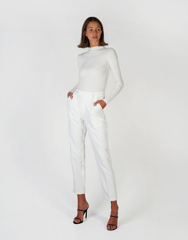 Lydan The Label - Mock Neck Long Sleeve Knit