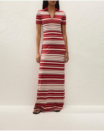 Valdemar Stripe Red Ochre