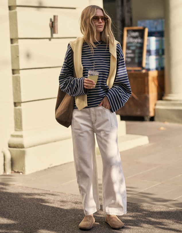 Ceres Life - Beau Long Sleeve Slouchy Tee
