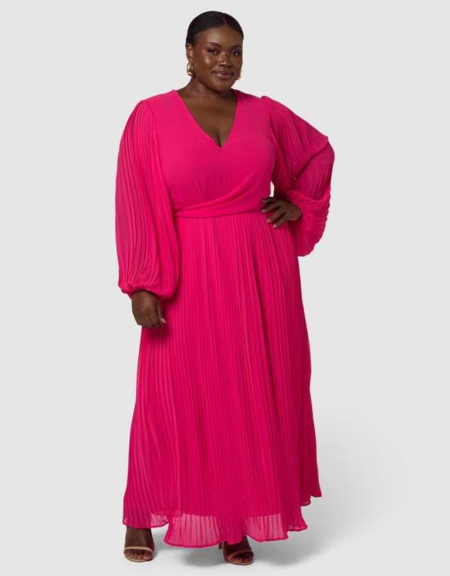 Pink Dusk by Curve Project - Seduce Maxi Dress