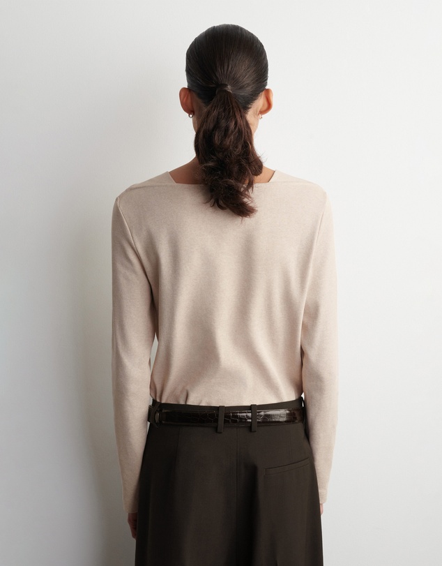COS - Cotton-Jersey Long-Sleeved Top