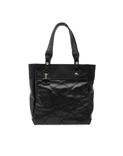 Pre-Loved by Azura Reborn - Pre-Loved Small Quilted Coated Canvas Paris Biarritz Tote
