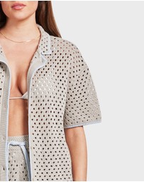 Academy Brand - Farrah Crochet Shirt