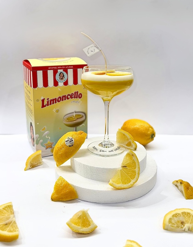 Don't Eat My Candle - Limoncello Martini Cocktail Candle - Triple Pour (310g)