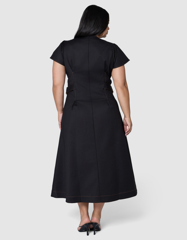 Sunday In The City - Bygones Midi Dress