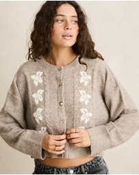 Rhythm - Blanca Floral Crop Cardigan