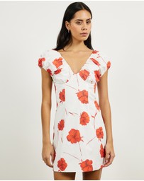Lover - Posy Gathered Detail Mini Dress