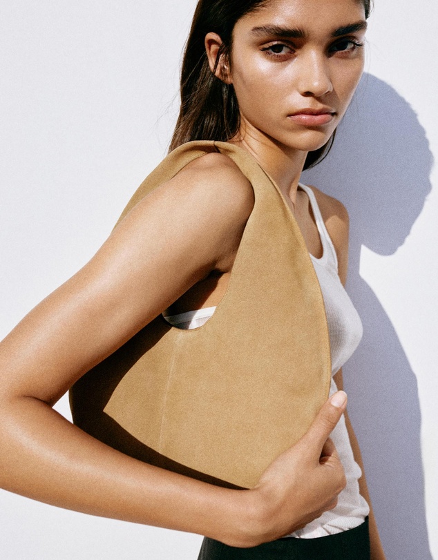M.N.G - Small Split Leather Bag