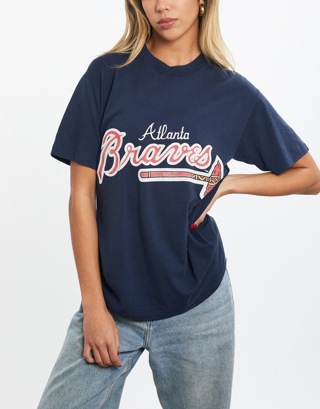 Vintage by The Real Deal - Pre Loved - 80s MLB Atlanta Braves Tee