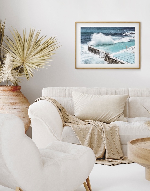 Olive et Oriel - Bondi Icebergs Art Print