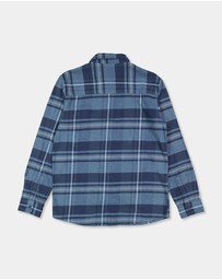 Quiksilver - Mens Scribe Plaid Long Sleeve Shirt