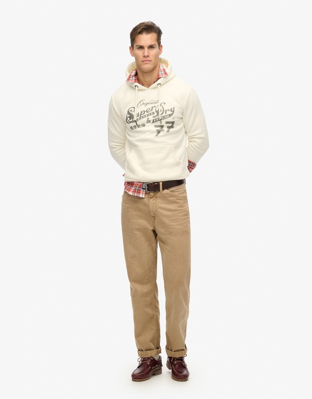 Superdry - Leather & Boot Co Script Hoodie