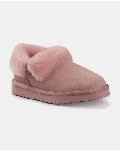 AusWooli Ugg Boots - Coogee Sheepskin Wool Ankle Slippers