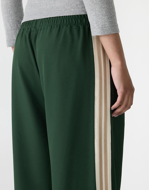 Bassike - Wide Leg Athletic Tape Pants