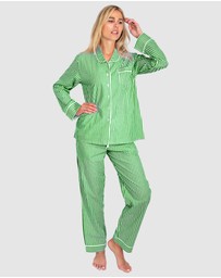 Sant And Abel - Women’s Braddock Green Long PJ Set