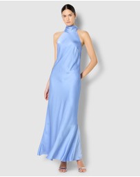 Montique - Azalea Satin Maxi Dress