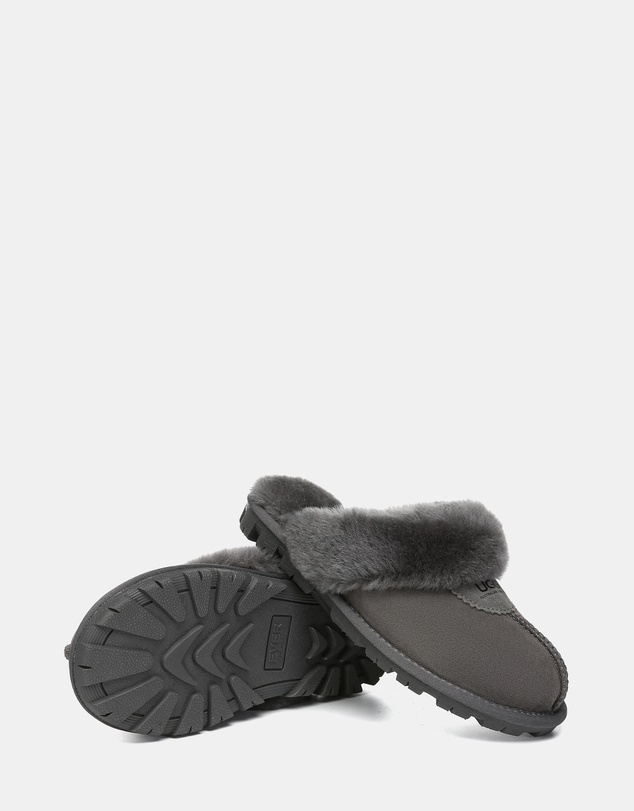 EVERAU - Australian Shepherd Ugg Waffle Slipper Sheepskin Upper House Shoes