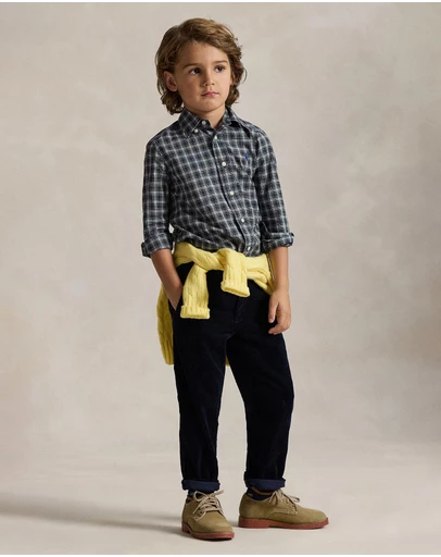 Polo Ralph Lauren - Plaid Cotton Poplin Shirt - ICONIC EXCLUSIVE - Kids