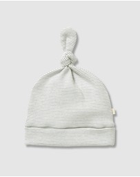 Wilson & Frenchy - Organic Stripe Rib Knot Hat - Babies-Kids
