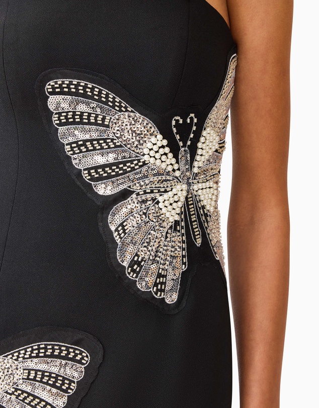 Elliatt - Mira Strapless Gown in Black