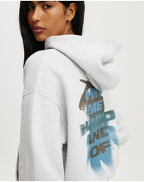 Cotton On - Boxy License Graphic Hoodie