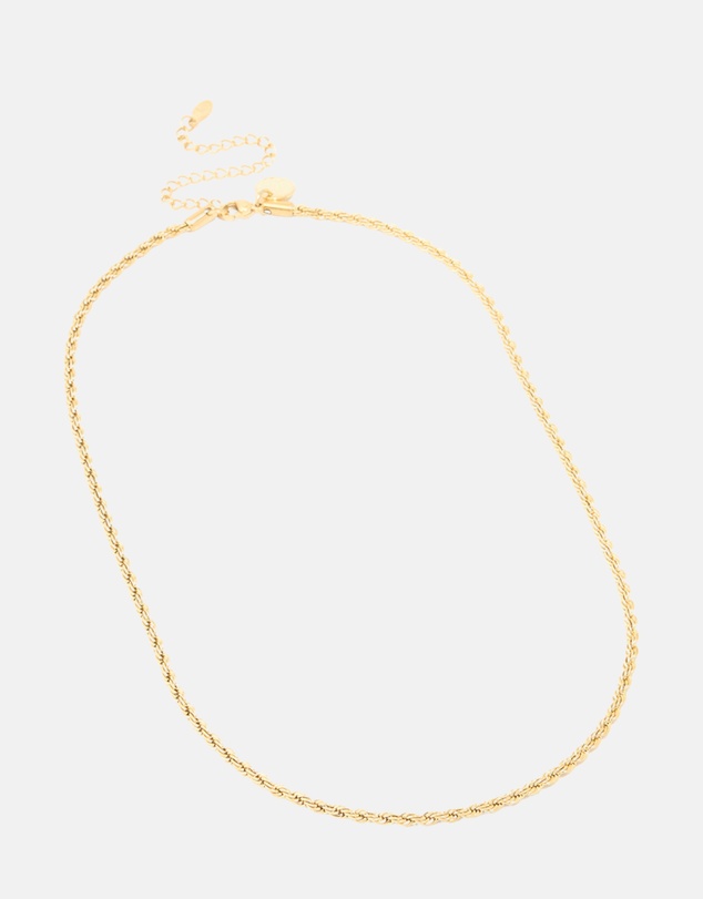 Lovisa - Waterproof Gold Plated Stainless Steel Twisted Chain Necklace
