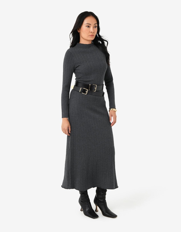 Forcast - Bambi Knit Midi Dress
